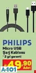 PHİLİPS MİCRO USB ŞARJ KABLOSU